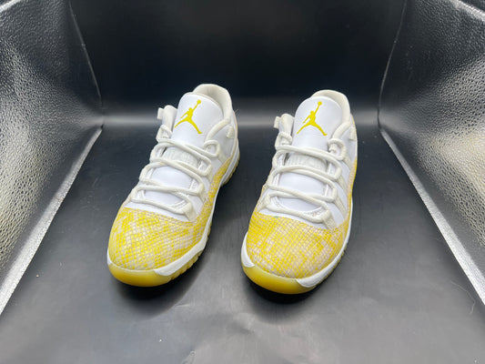 (3Y) Jordan 11 Low Yellow Snakeskin