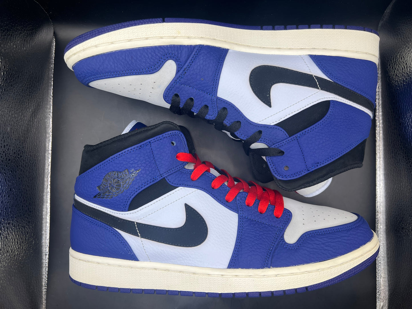 (12.5) Jordan 1 Mid SE Deep Royal Blue