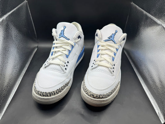 (10) Jordan 3 Retro UNC