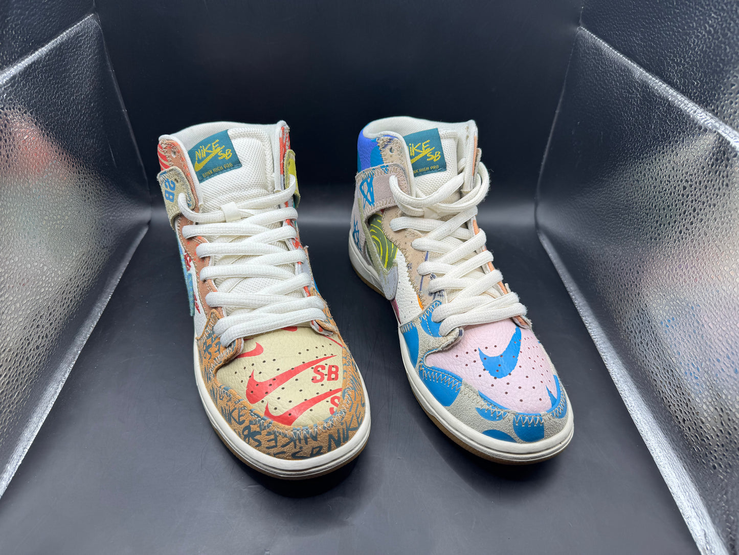 (8) Thomas Campbell x SB Nike Dunk High What The