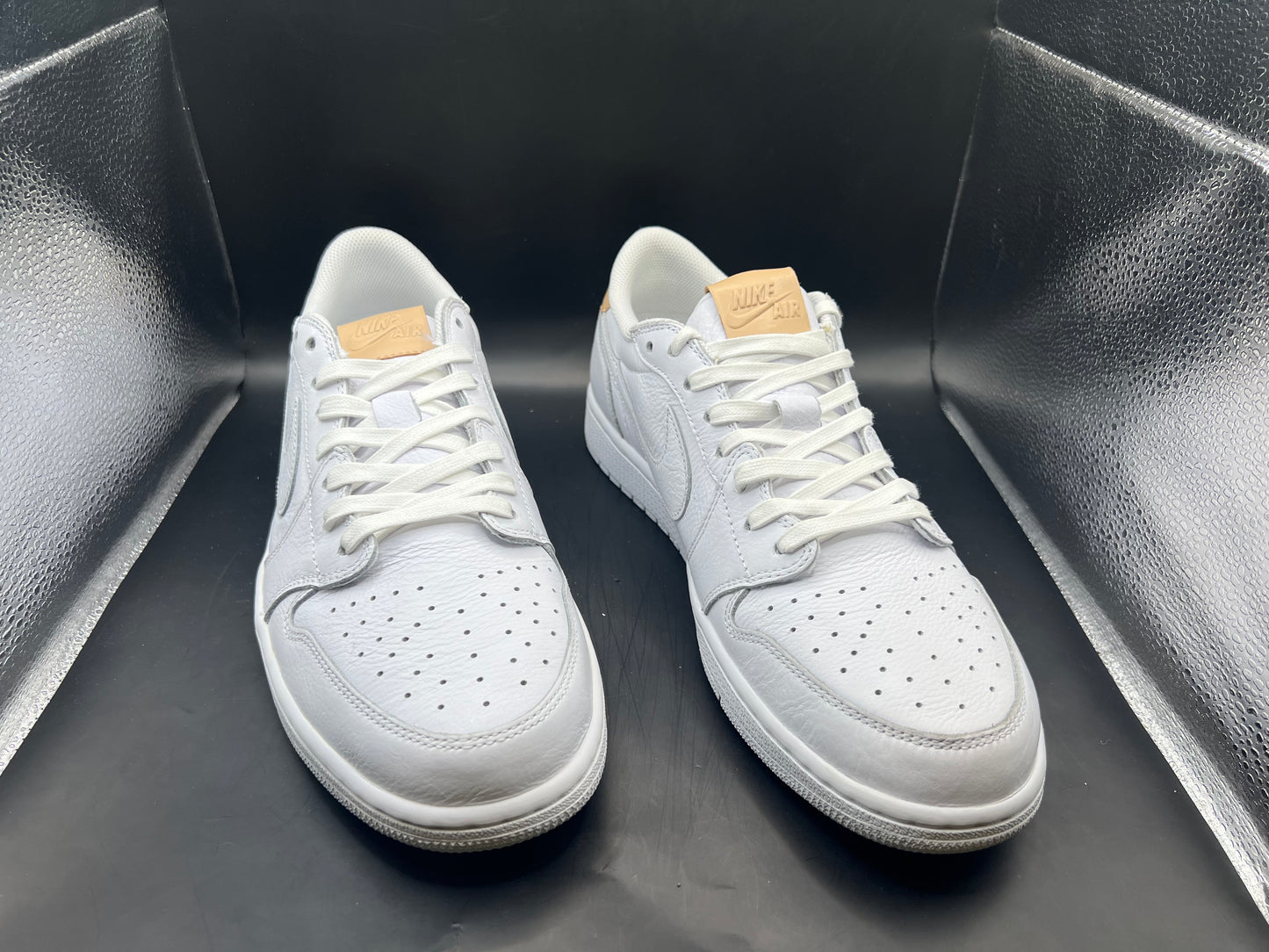 (11.5) Jordan 1 Retro Low OG Premium White Vachetta