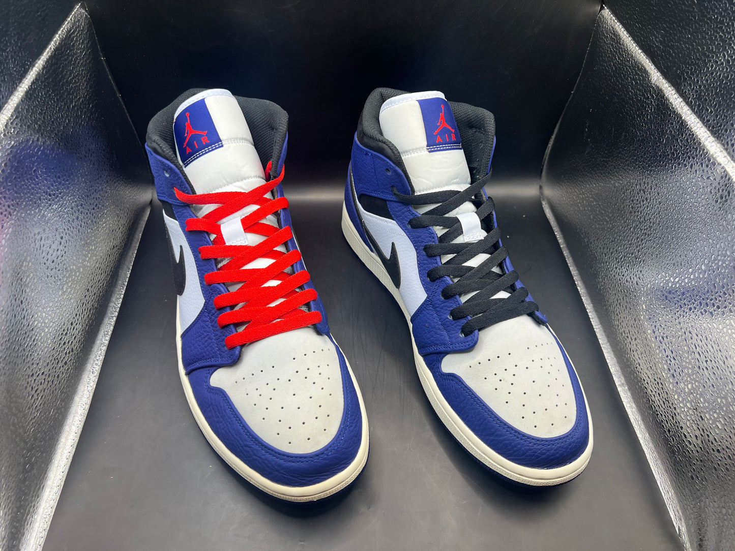 (12.5) Jordan 1 Mid SE Deep Royal Blue