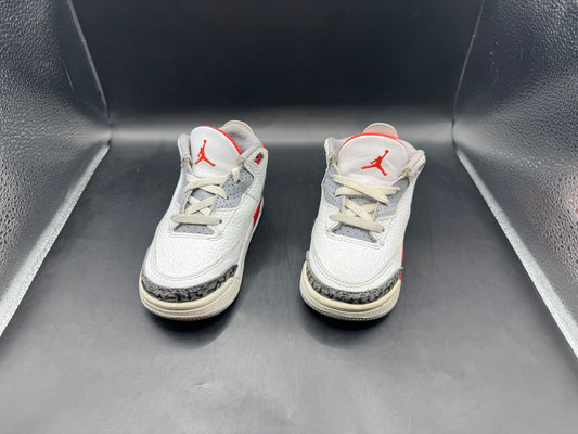 (8C) Jordan 3 Retro Fire Red