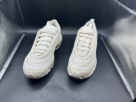 (5Y) Nike Air Max 97 White Metallic Sliver