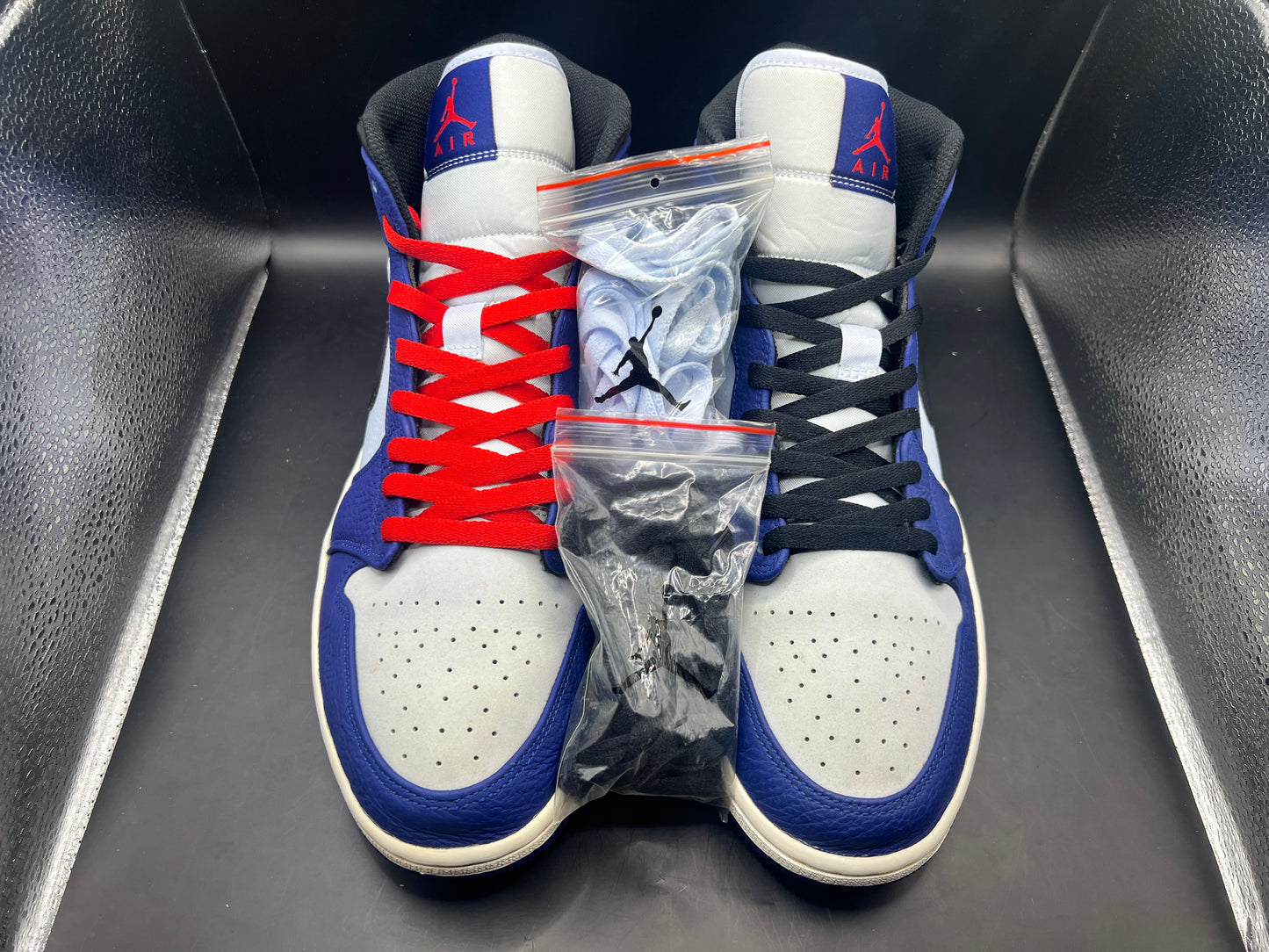 (12.5) Jordan 1 Mid SE Deep Royal Blue