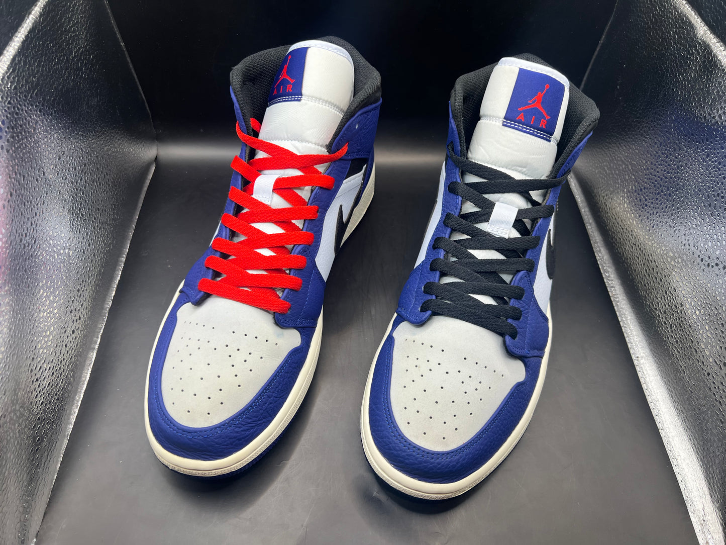 (12.5) Jordan 1 Mid SE Deep Royal Blue