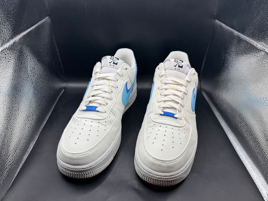 (11) Nike Air Force 1 Low '07 LV8 Double Swoosh Medium Blue