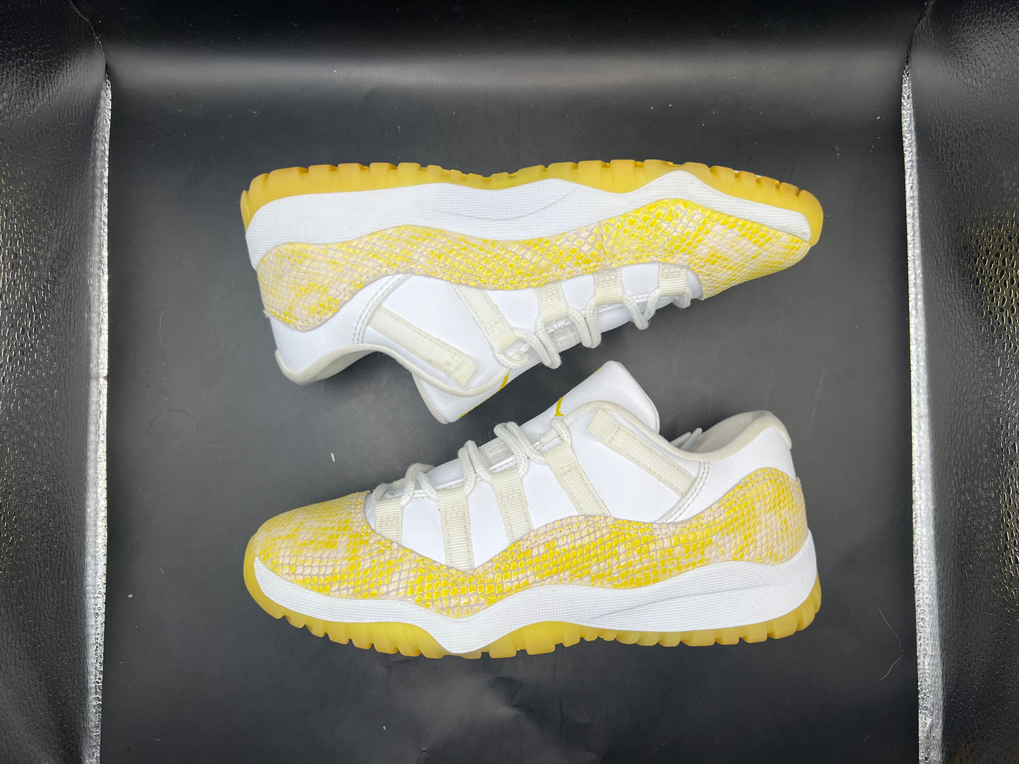 (3Y) Jordan 11 Low Yellow Snakeskin