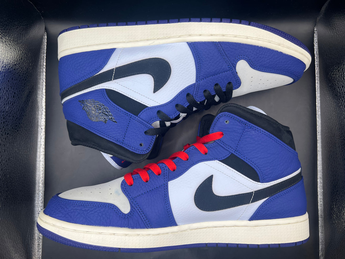 (12.5) Jordan 1 Mid SE Deep Royal Blue